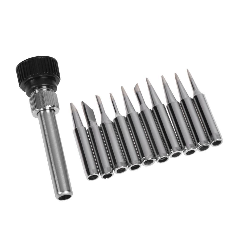 

11pcs/set Electric Soldering Iron Tips for Welding Solder Rework Station, 501 Original