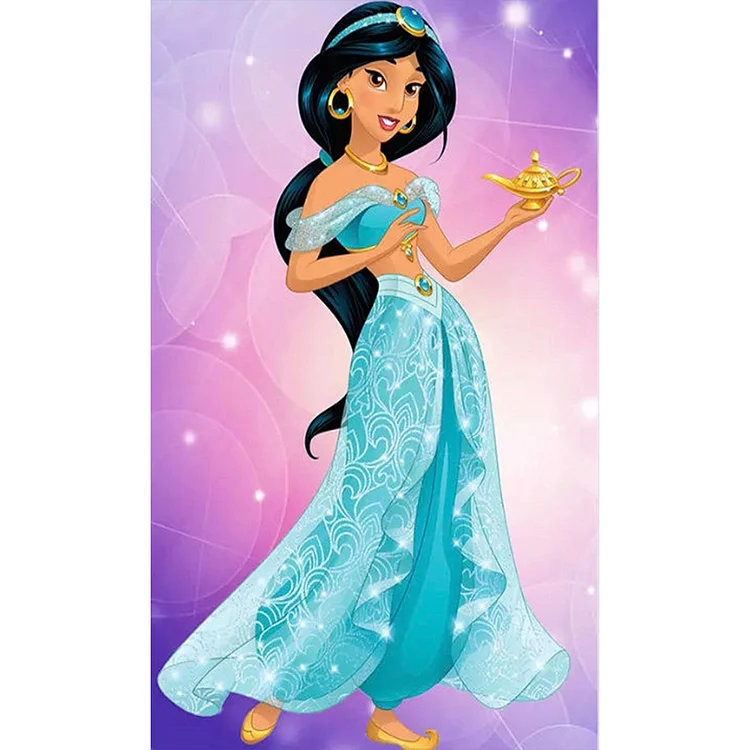 Full Round Diamond Painting - Disney Princess Jasmine 30*50CM
