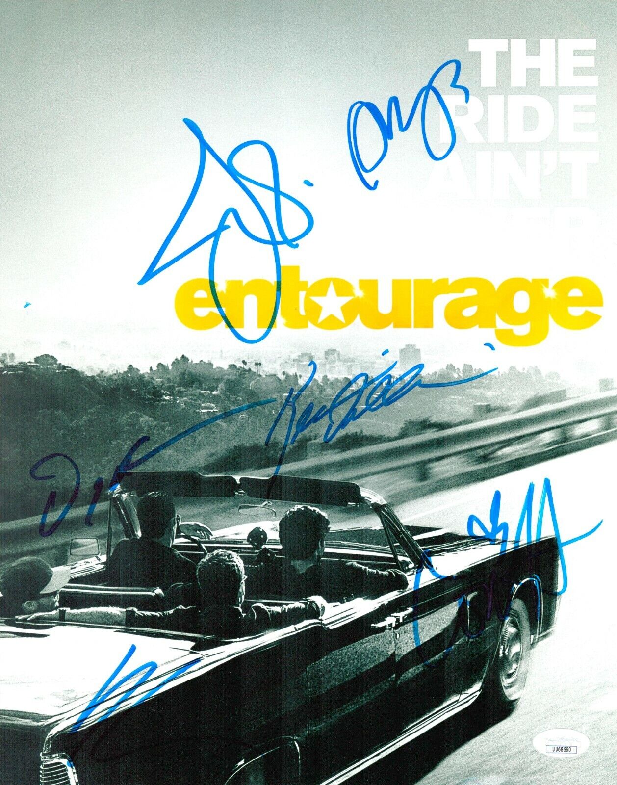 Jeremy Piven Kevin Dillon +4 Signed 11x14 Entourage Authentic Autograph JSA COA