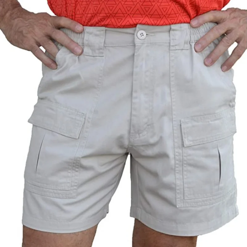 Casual Cargo Multi-Pocket Shorts