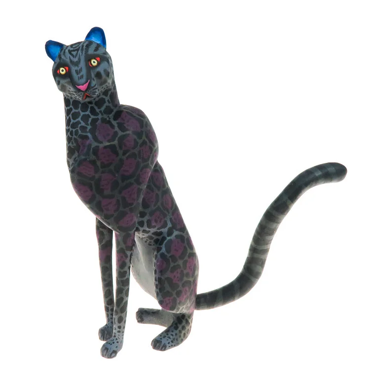 Black Panther - Oaxacan Alebrije Wood Carving