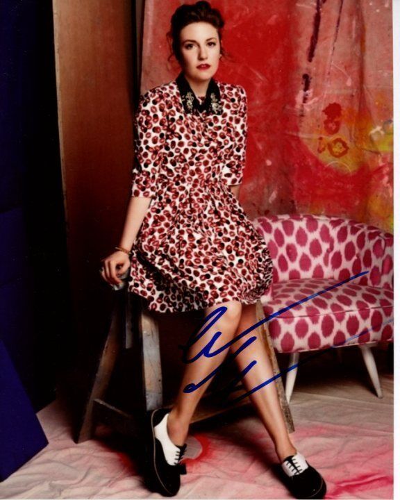 LENA DUNHAM Signed Autographed Photo Poster painting