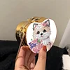 Hund DIY Diamond Painting Umhängetasche für Münzen Lippenstift Kopfhörer Geschenke