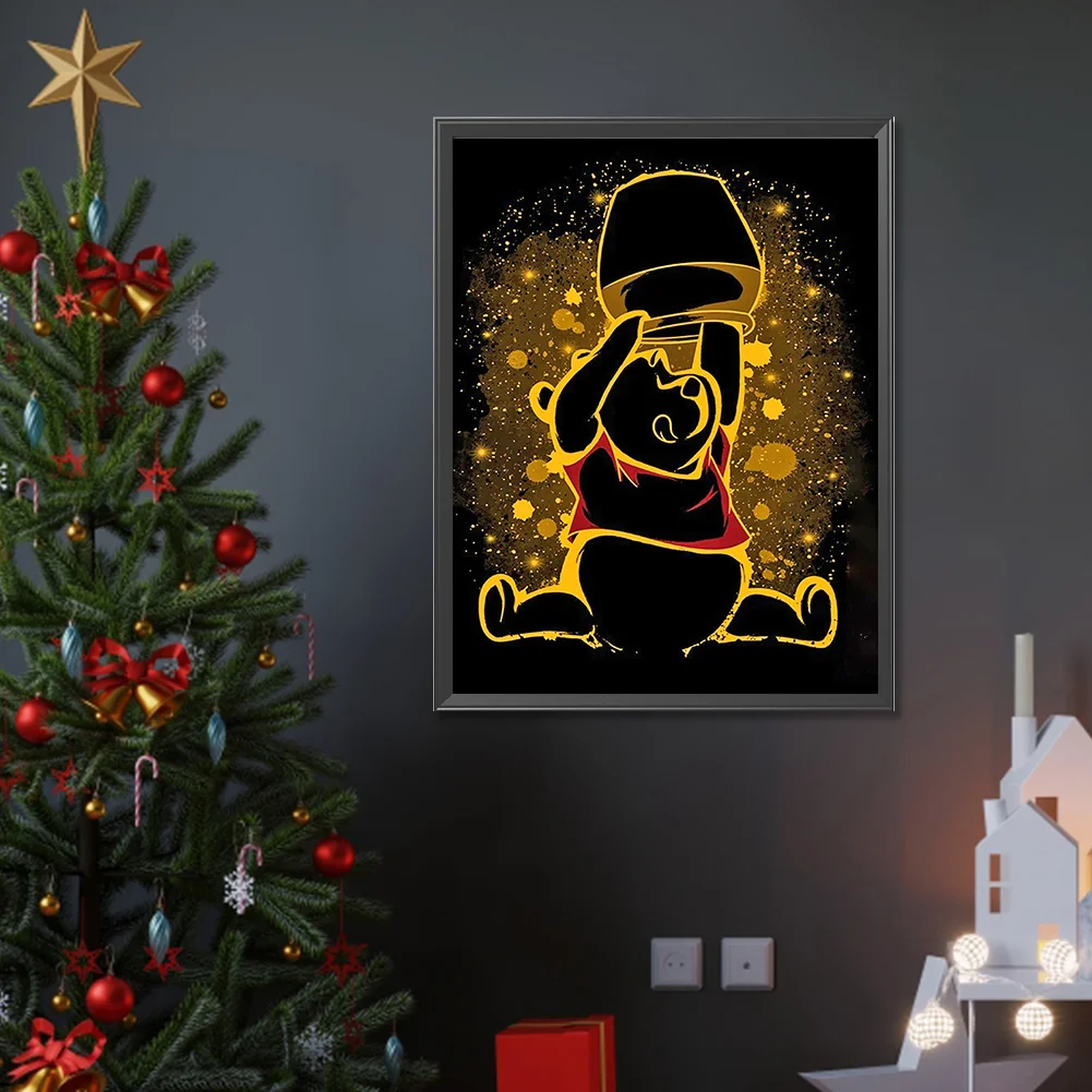 Diamond Painting - Full Round Drill - Winnie the Pooh(Canvas|30*40cm)