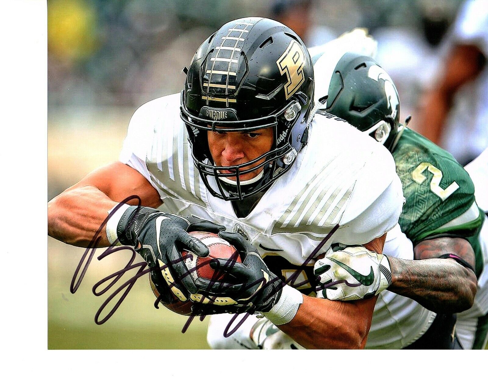 Brycen Hopkins Purdue Boilermakers signed autographed 8x10 football Photo Poster painting L