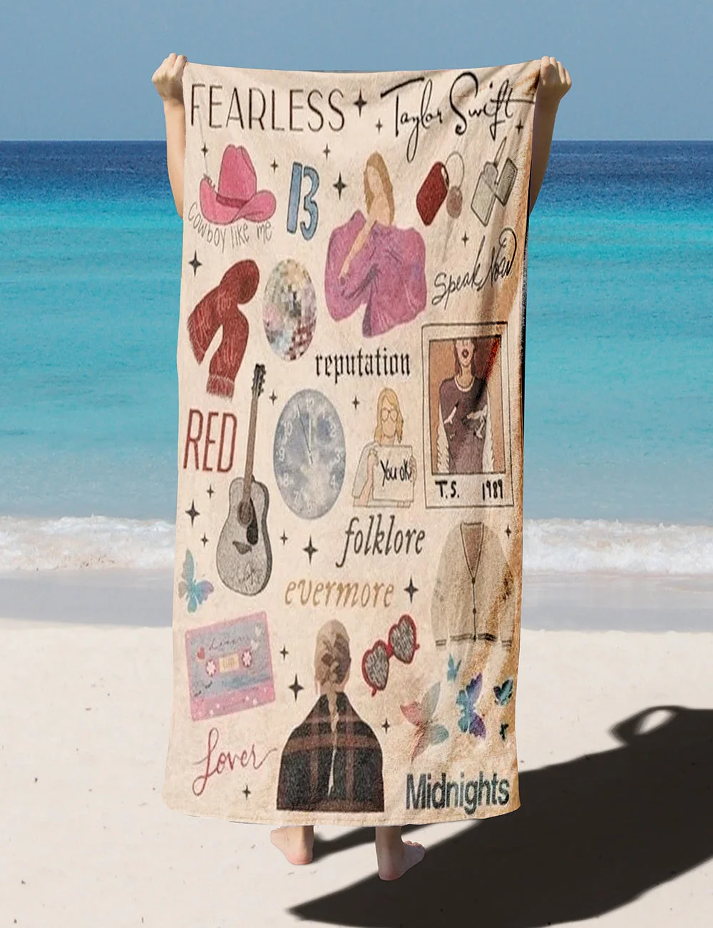 The Eras Tour Beach Towel