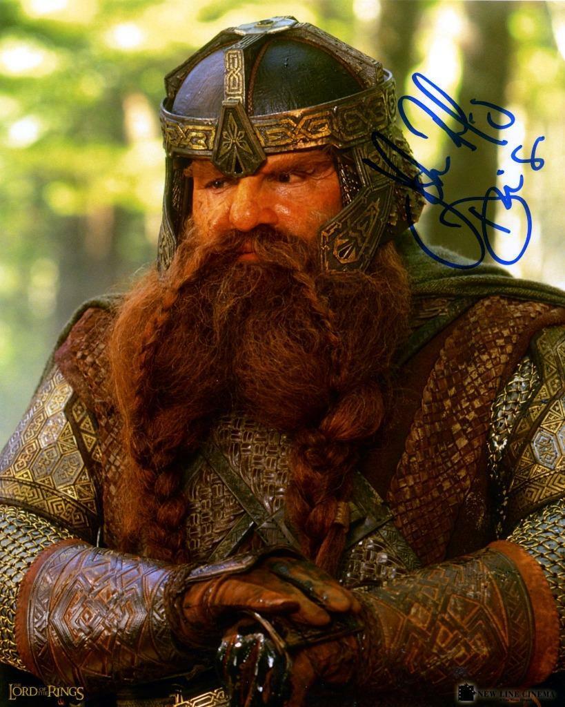 John Rhys Davies Lord of the Rings SIGNED AUTOGRAPHED 10 X 8