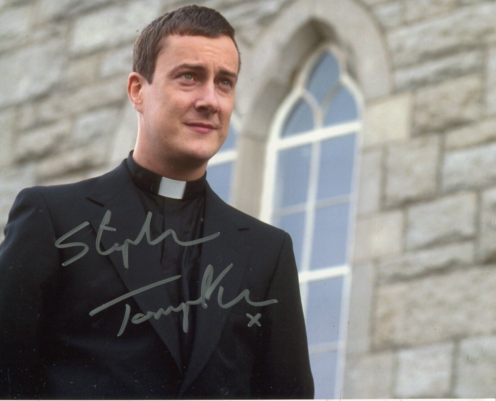 Stephen Tompkinson signed BALLYKISSANGEL 8x10 Photo Poster painting - UACC DEALER