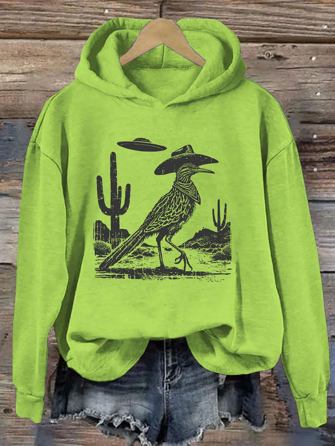 Roadrunner UFO Bird Lover Hoodie