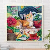 (40*40cm)Cat - Full Square Drill Diamond Painting