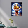 Diamond Painting -DIY Round Drill Pink Rose Ship
