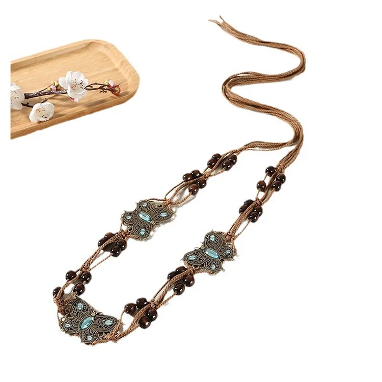 Ethnic Bohemian Braided Belt
