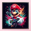 Super Mario-11CT Stamped Cross Stitch 40*40cm