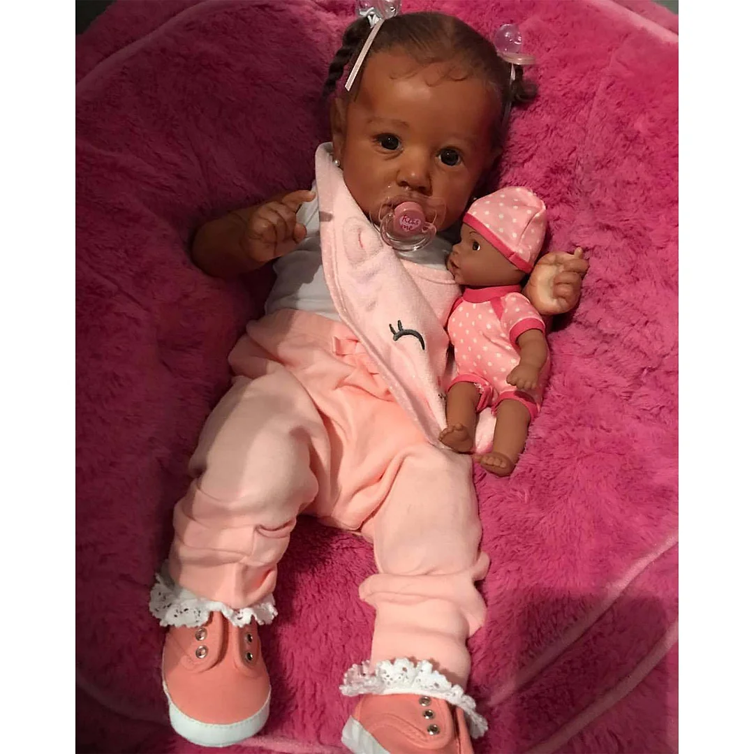 Newly Handmade 20 Inches African American Reborn Baby Toddlers Dolls Girl Gatlin, Kids Gift Idea -Creativegiftss® - [product_tag] RSAJ-Creativegiftss®