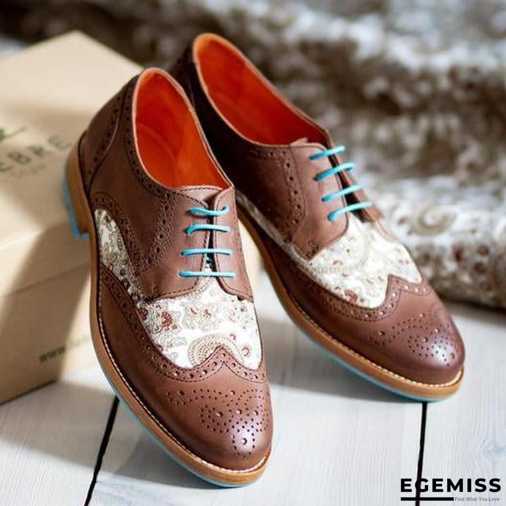 Handmade Silk Dragon Pattern Oxford Shoes | EGEMISS
