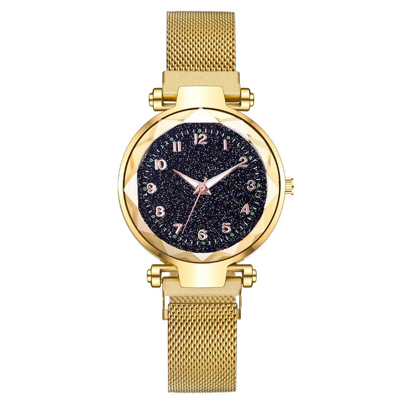 Minimalist Starry Sky Suction Buckle Quartz Watch Women’s Watches