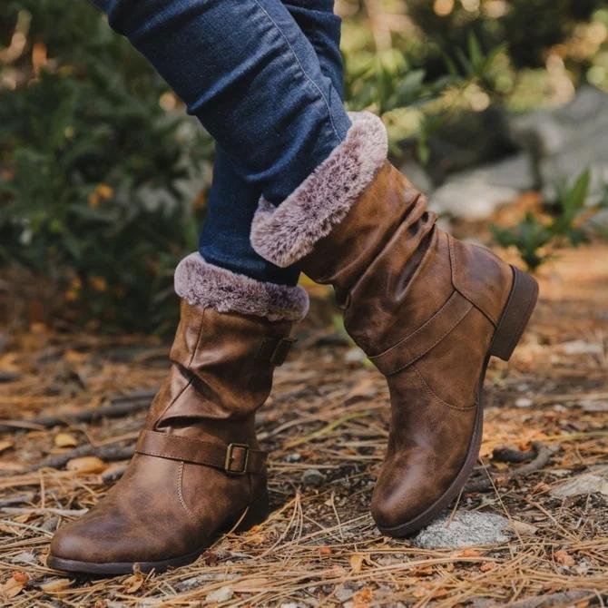 Leather Winter Boots -boots