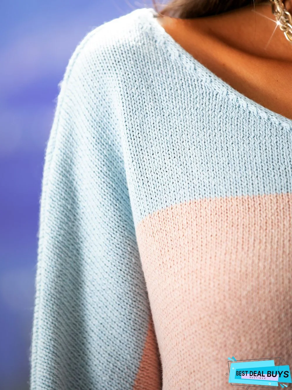 Multicolor Stripes Casual Long Sleeve T-shirt