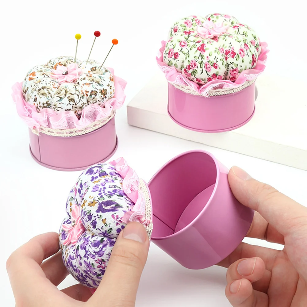 Needle Thread Storage Box Multifunction Sewing Kits Box Lace Box Pincushion Case