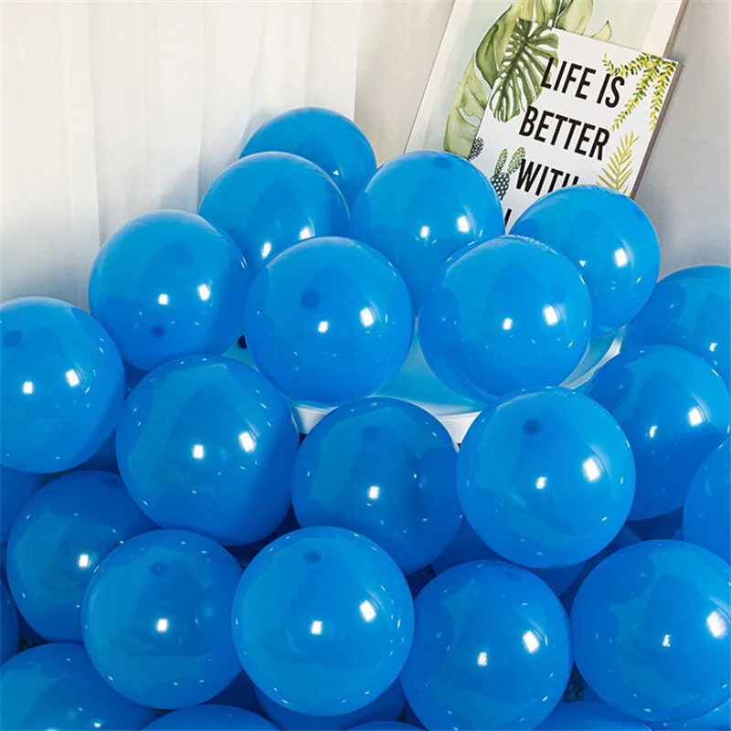 100pcs Latex Balloons Colorful Pearl Helium Air Balloon for Wedding Happy Birthday Party Christmas Home Baby Shower Decorations