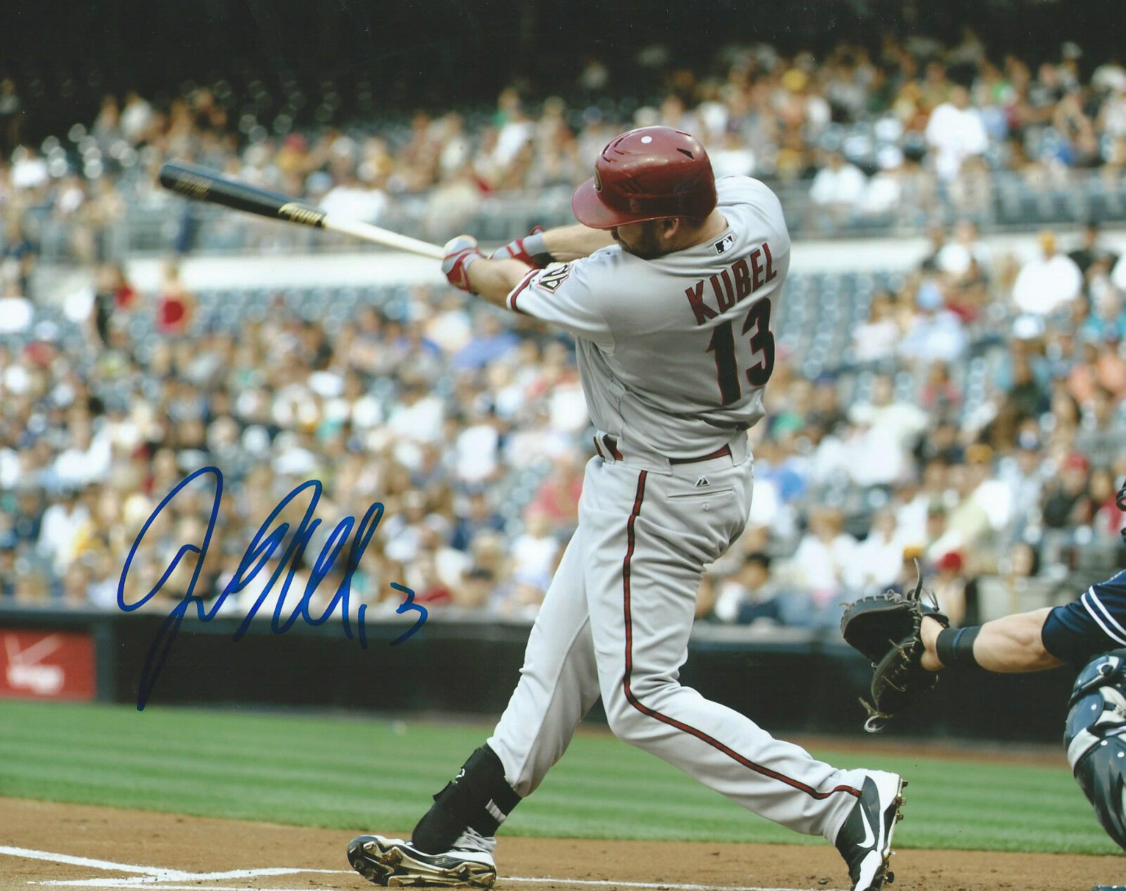 **GFA Arizona Diamondbacks *JASON KUBEL* Signed 8x10 Photo Poster painting AD2 COA**