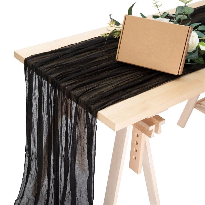 Vacation Solid Color Polyester Table Runner