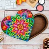 DIY Special Shaped Crystal Painting Classic Heart Mandala Storage Box Ornament Kit