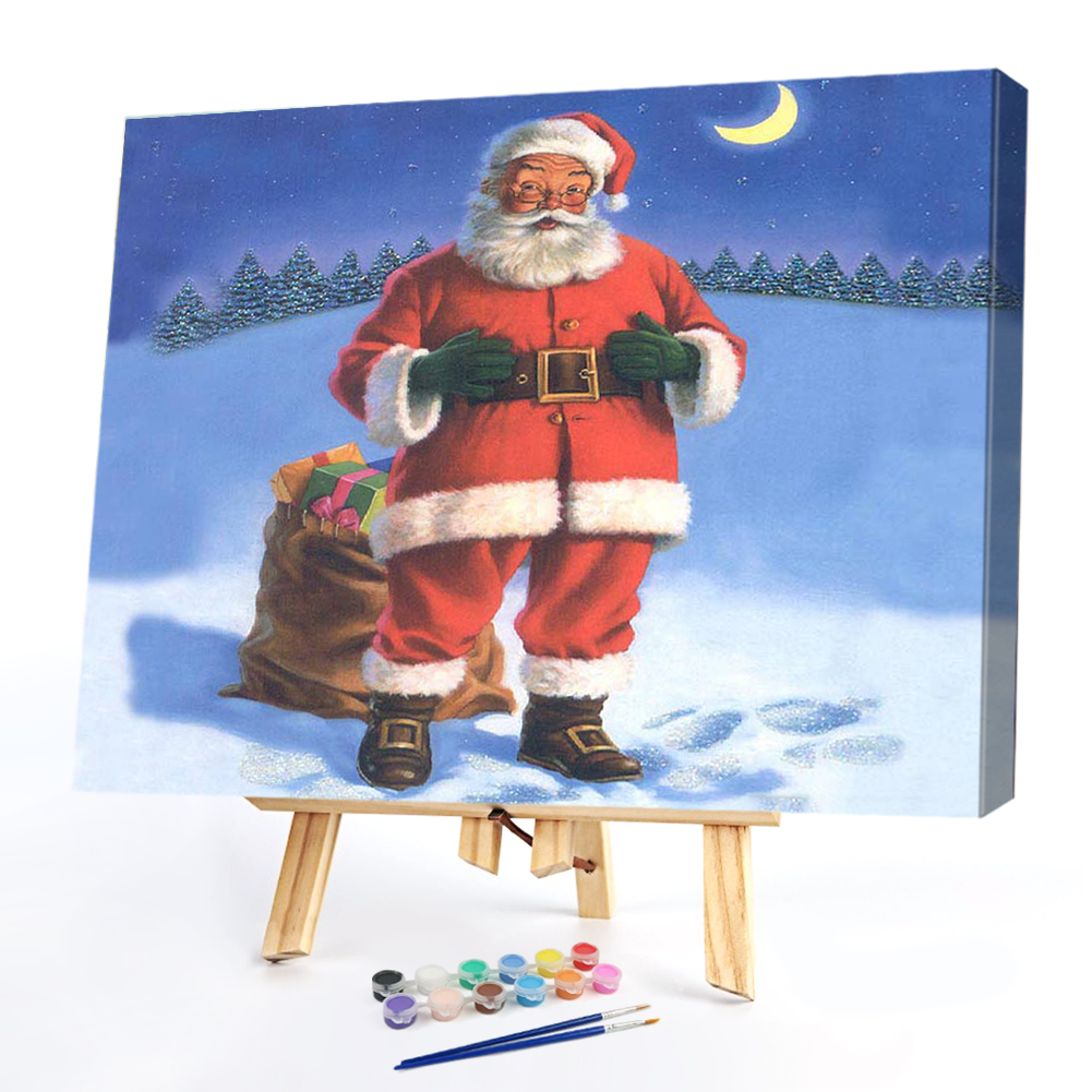 

50*40CM - Paint By Numbers - Santa Claus, 501 Original