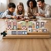 Handmade Mexican Train Domino Hub - Red Oak, Cedar & Purple Heart