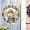 DIY Angel Girl Special Shaped Diamond Painting Single-sided Hanging Pendant