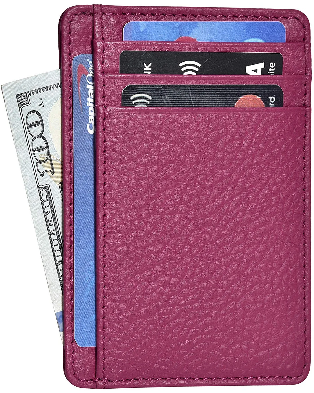 Clifton Heritage Leather Wallets for Women – RFID Blocking Ultra Slim Minimalist Front Pocket Wallet