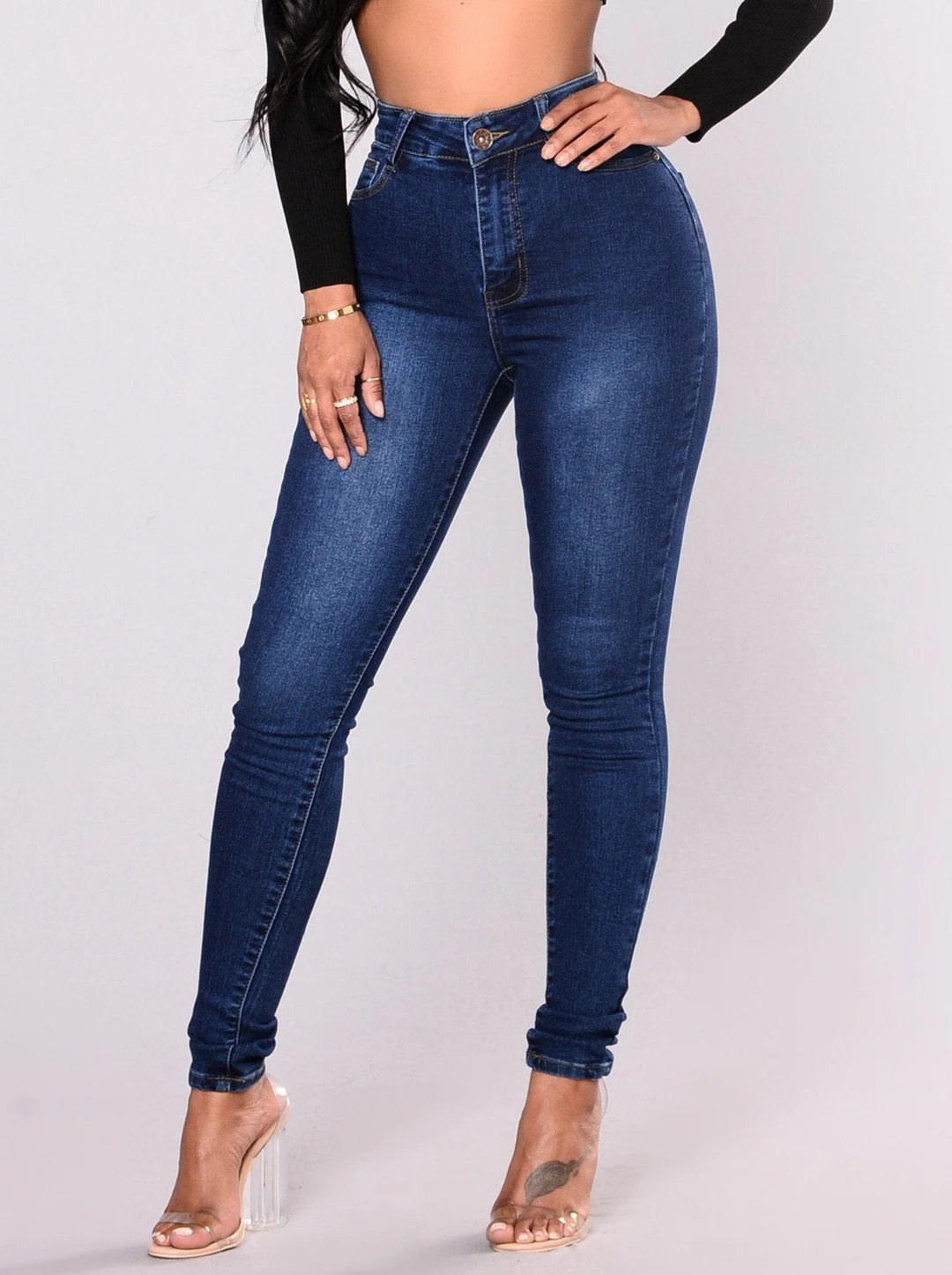 Supernatural High Rise Jeans - Dark Wash