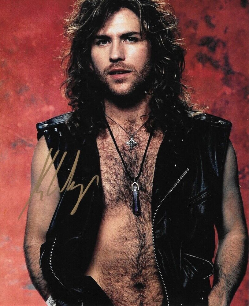 * KIP WINGER * signed 8x10 Photo Poster painting * WINGER BAND * PROOF * 6