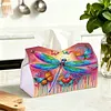 Butterfly Diamond Painting Tissue Box Cover DIY Desk Organizer