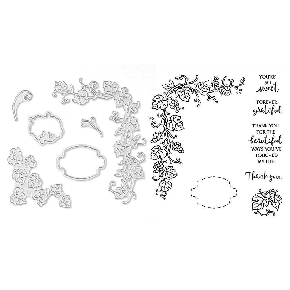 

Vine (Cutting Die+Seal) - Paper Craft Cutting Dies, 501 Original
