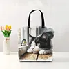 Cats And Birds-11CT DIY Stamped Cross Stitch Shopping Bag 40*40cm