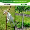 6 Pcs Tree Trunk Protector Metal Plant Guard Protectors with Zip Ties & Stakes