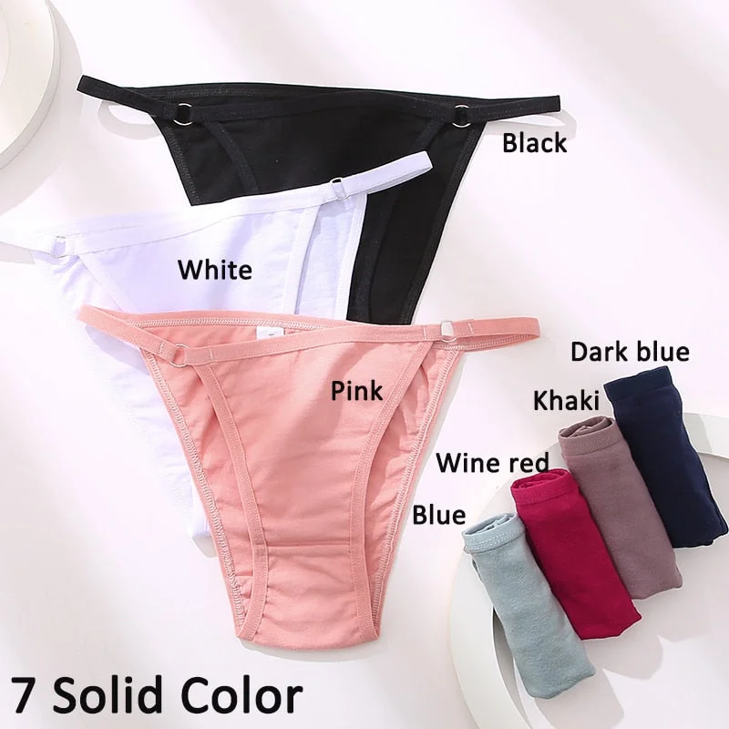 1/2PCS Bikini Style Cotton Panties Sexy Lingerie Designer Low Waist Women Underwear Female Underpants Briefs Set M-XXL Plus Size