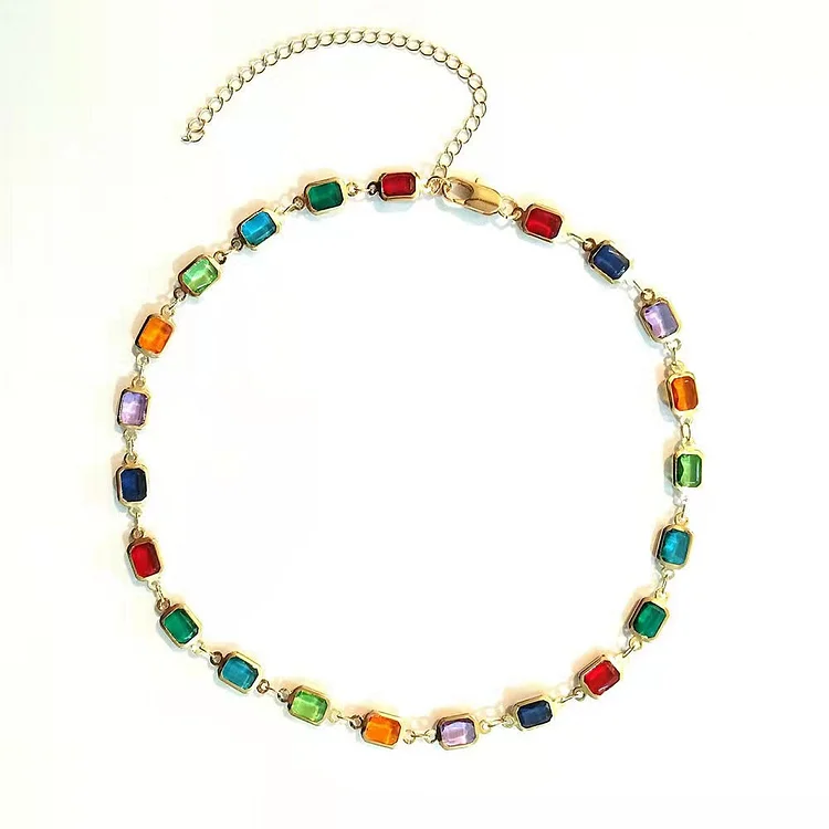 Colorful Crystal Necklace