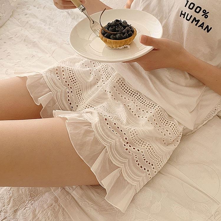 100% Cotton Lovely Princess Casual Shorts QueenFunky