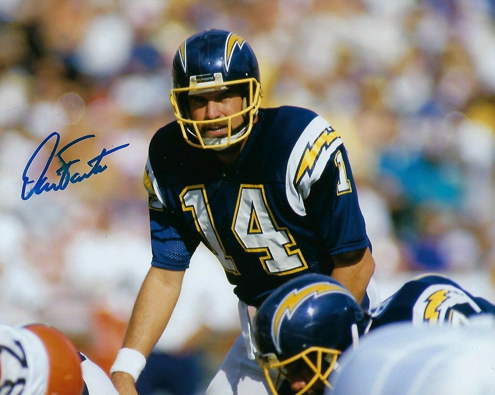 GFA San Diego Chargers * DAN FOUTS * Signed 8x10 Photo Poster painting D1 COA