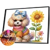 Diamond Painting-DIY Crystal Rhinestone Teddy Dog