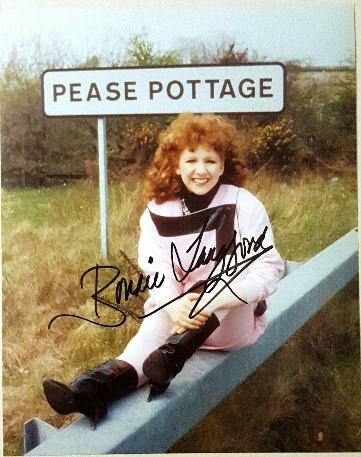 Bonnie Langford Autographed 10x8 Photo Poster painting Melanie in Doctor Who