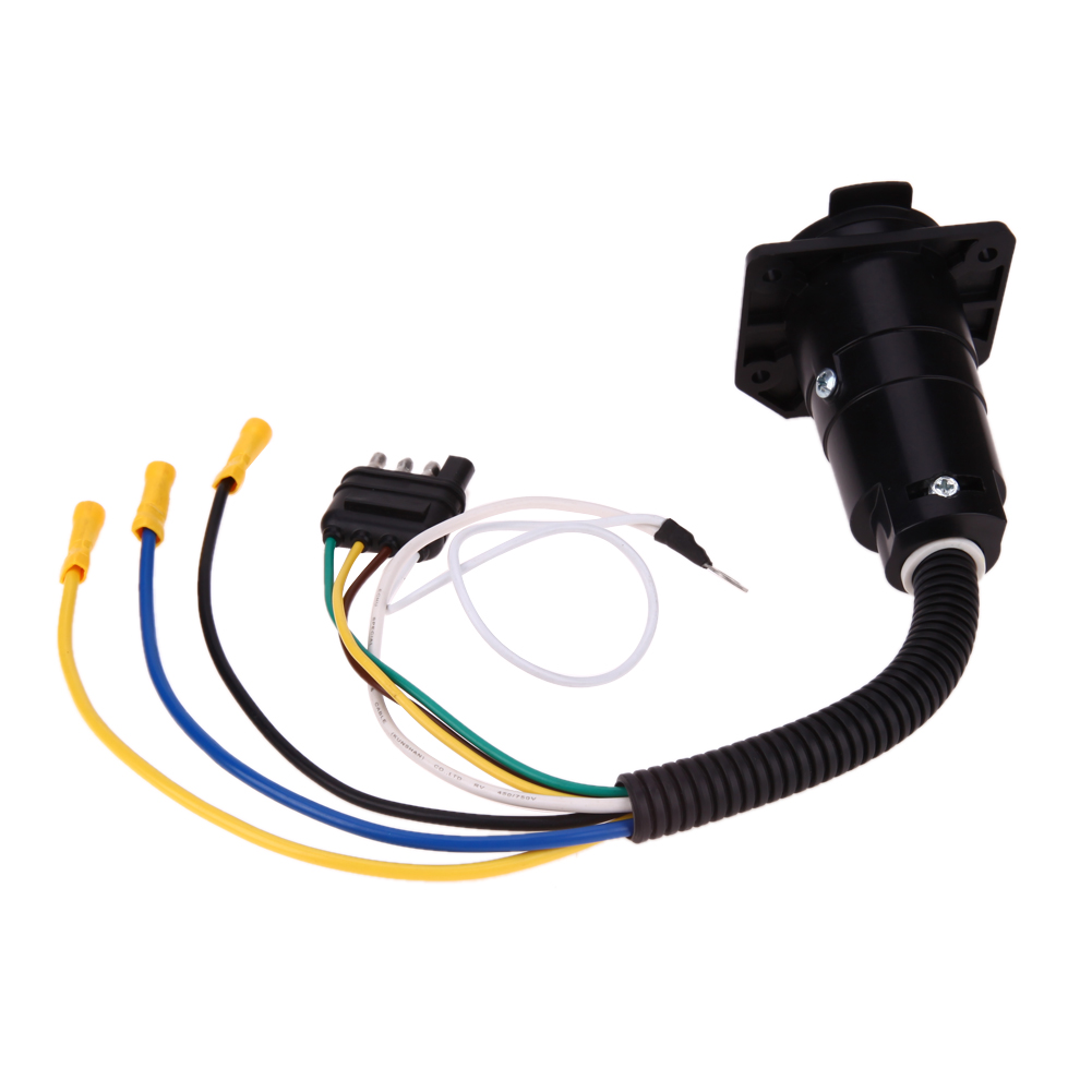 

4-Way to 7way Flat Electrical Adapter Trailer plug Trailer Electrics, 501 Original