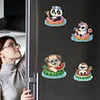 6Pcs Diamond Painting Beach Animal Magnets Refrigerator for Adults Kids