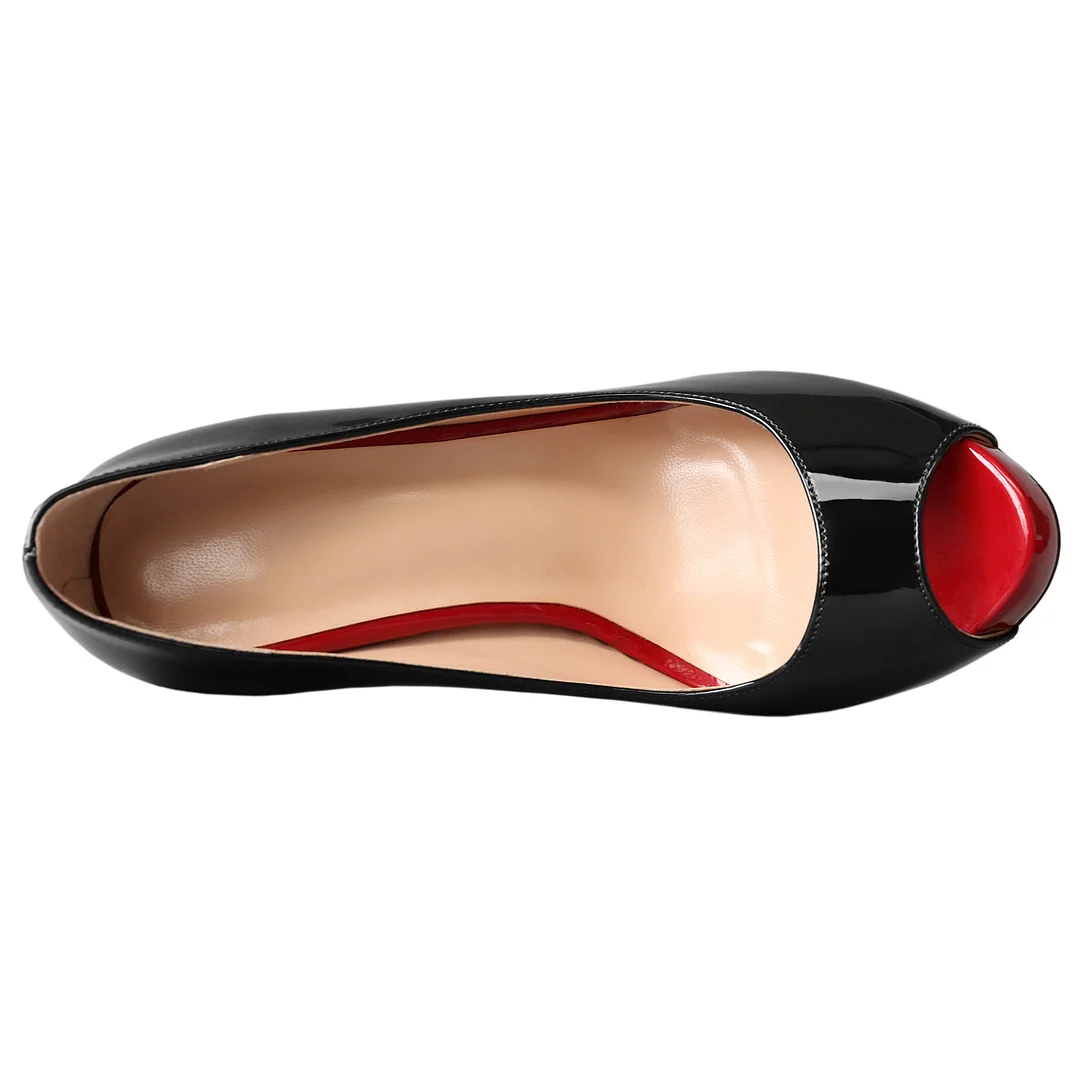 4.72'' Women's Platforms Heels Party Wedding Gradient Pumps-MERUMOTE