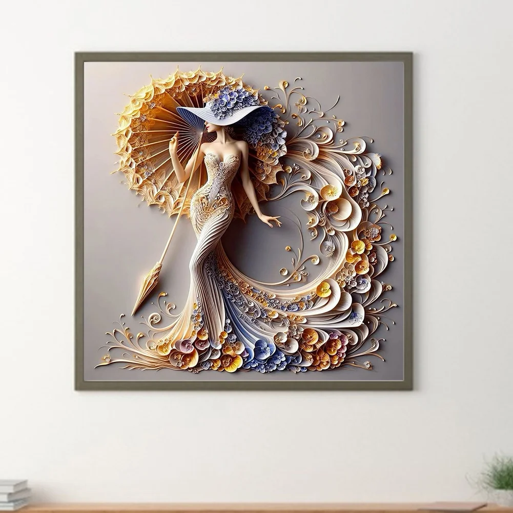 Diamond Painting - Full Round Drill - Beauty(Canvas|40*40cm)
