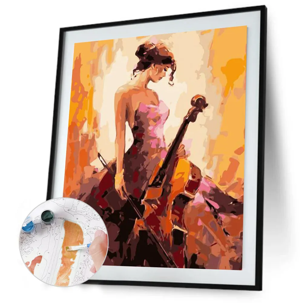 DIY Paint By Number 40*50cm - Violin Girl