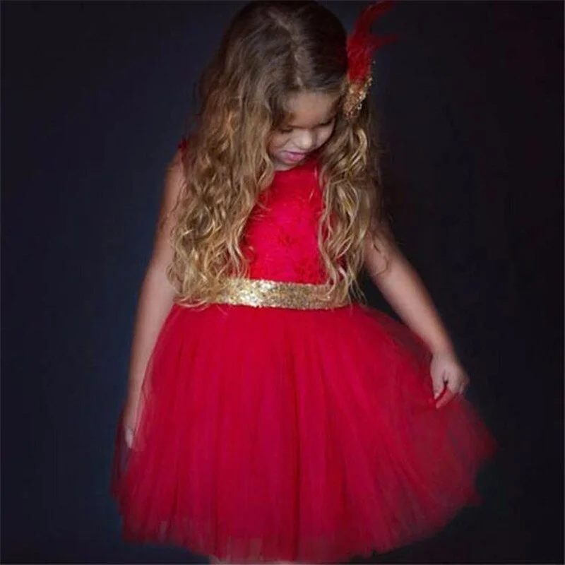 Toddler Girls Dress Newborn Party Princess Dress For Baby First 1st Year Birthday Dress Christmas Costume Infant Party Dress