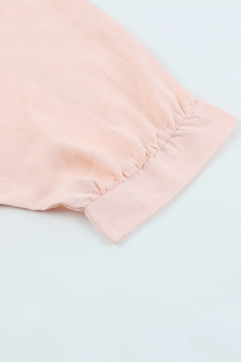 Pink Button Front Dolman Sleeves Shirt